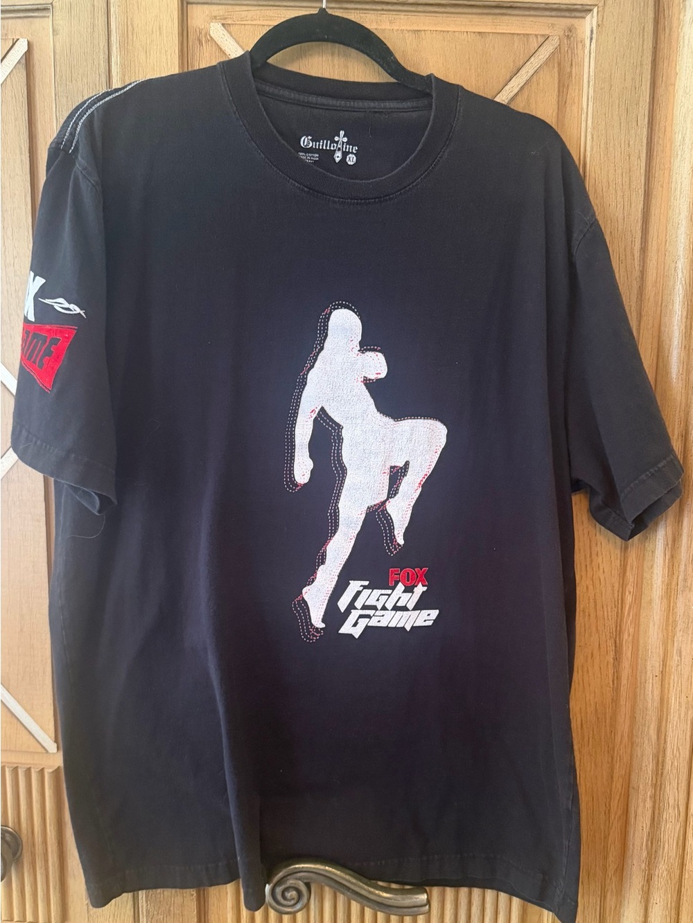 Fox UFC Fight Game Men's Black Graphic 100% Cotton T-Shirt